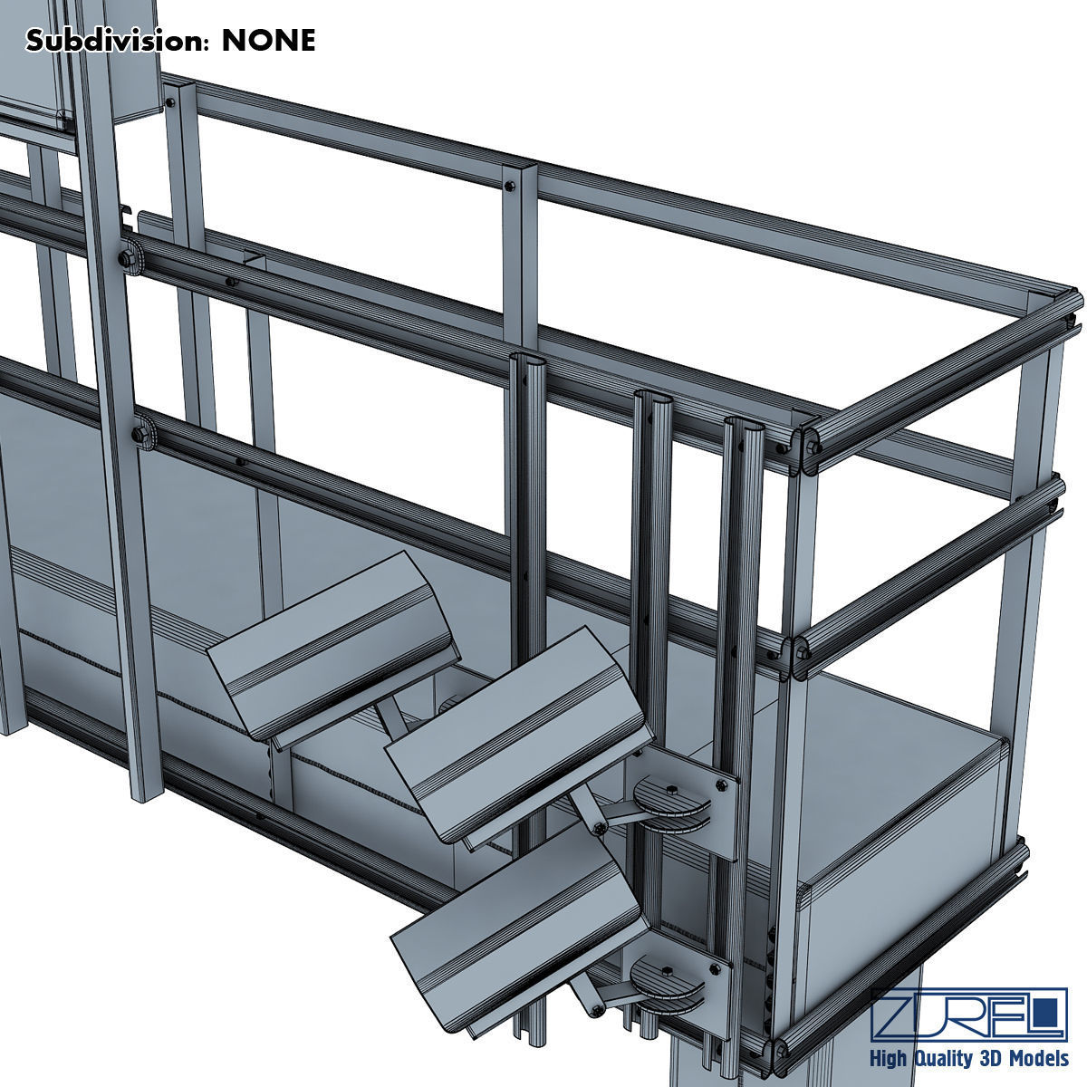 Multi lane free flow MLFF 3D model_19