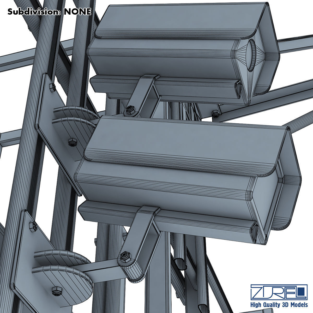Multi lane free flow MLFF 3D model_27