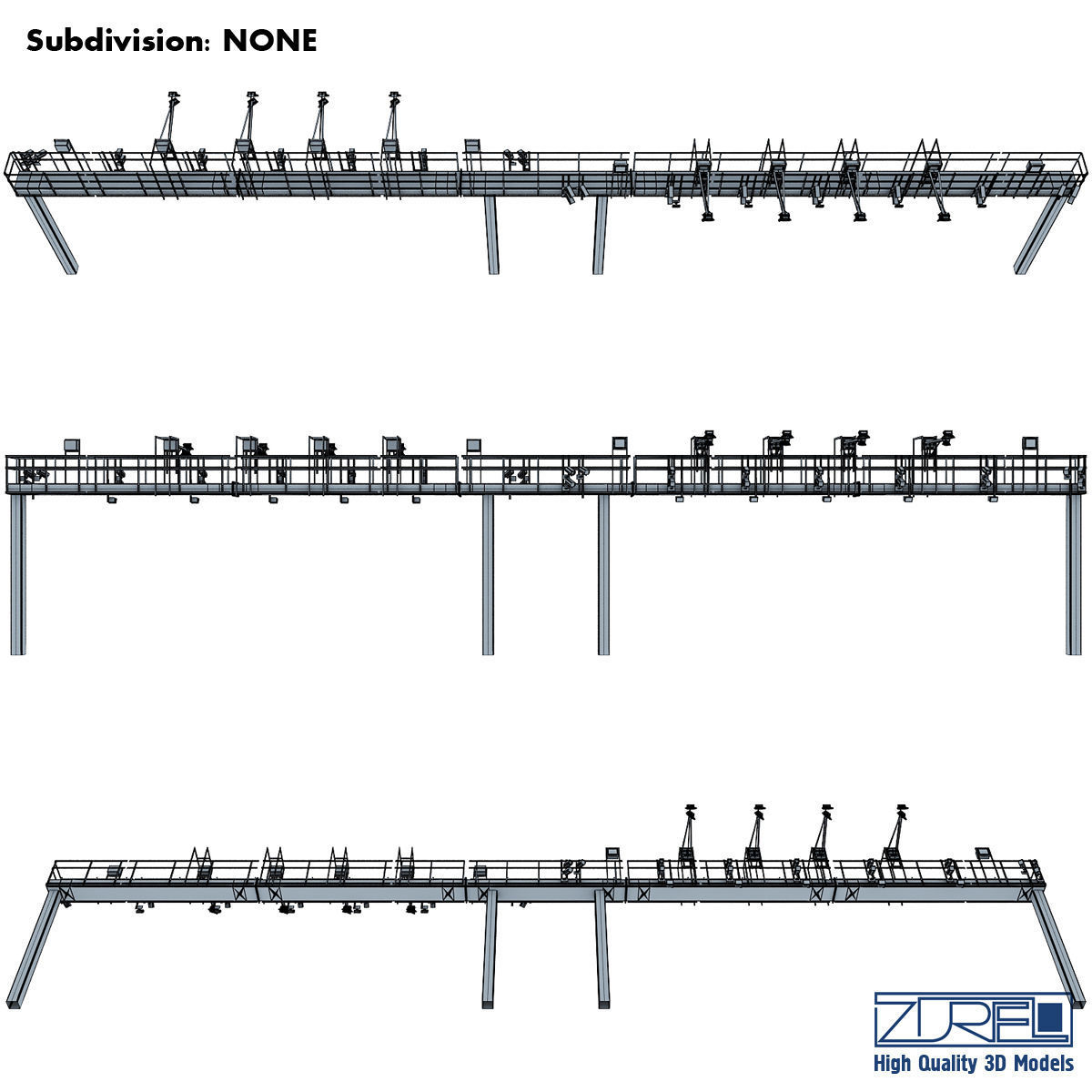 Multi lane free flow MLFF 3D model_16