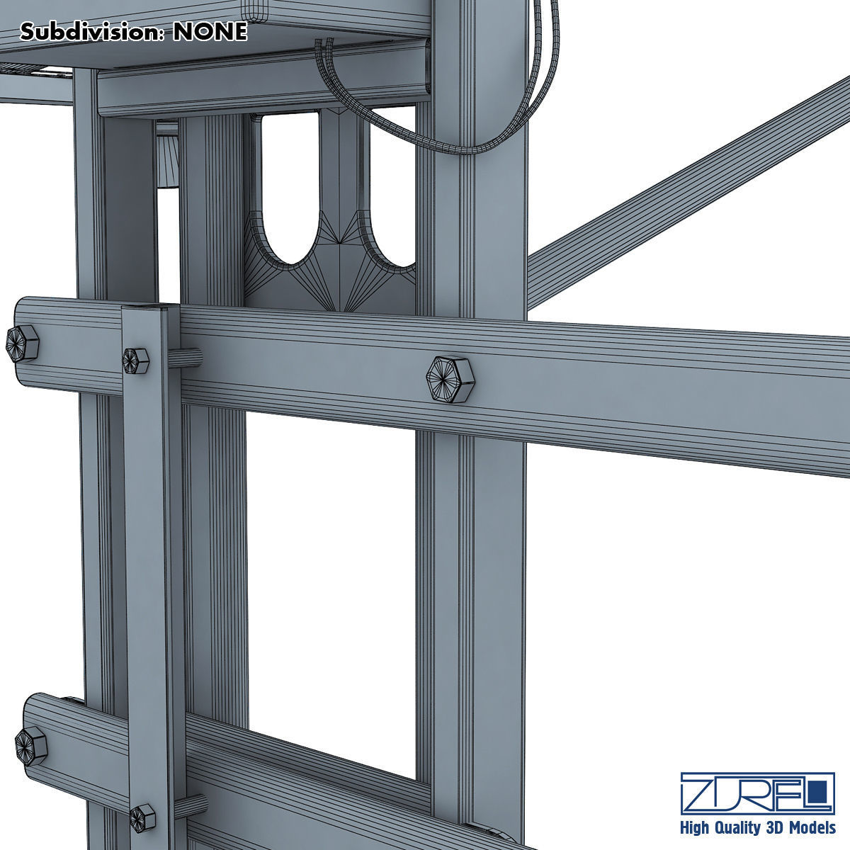 Multi lane free flow MLFF 3D model_26