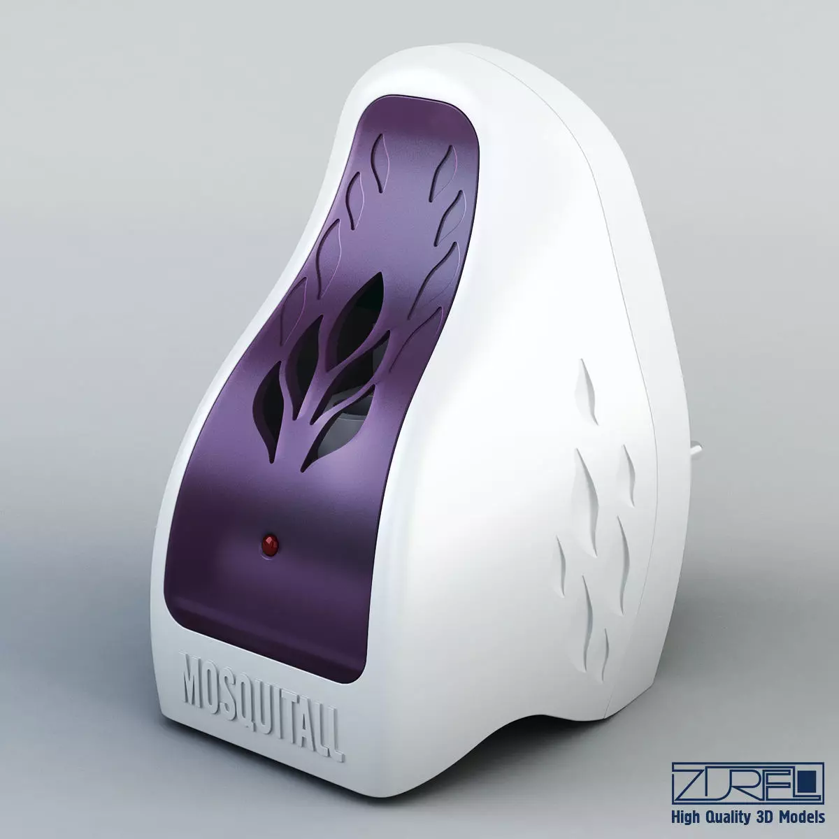 Mosquitall fumigator purple 3D model