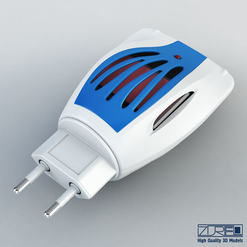 Mosquitall fumigator blue 3D model