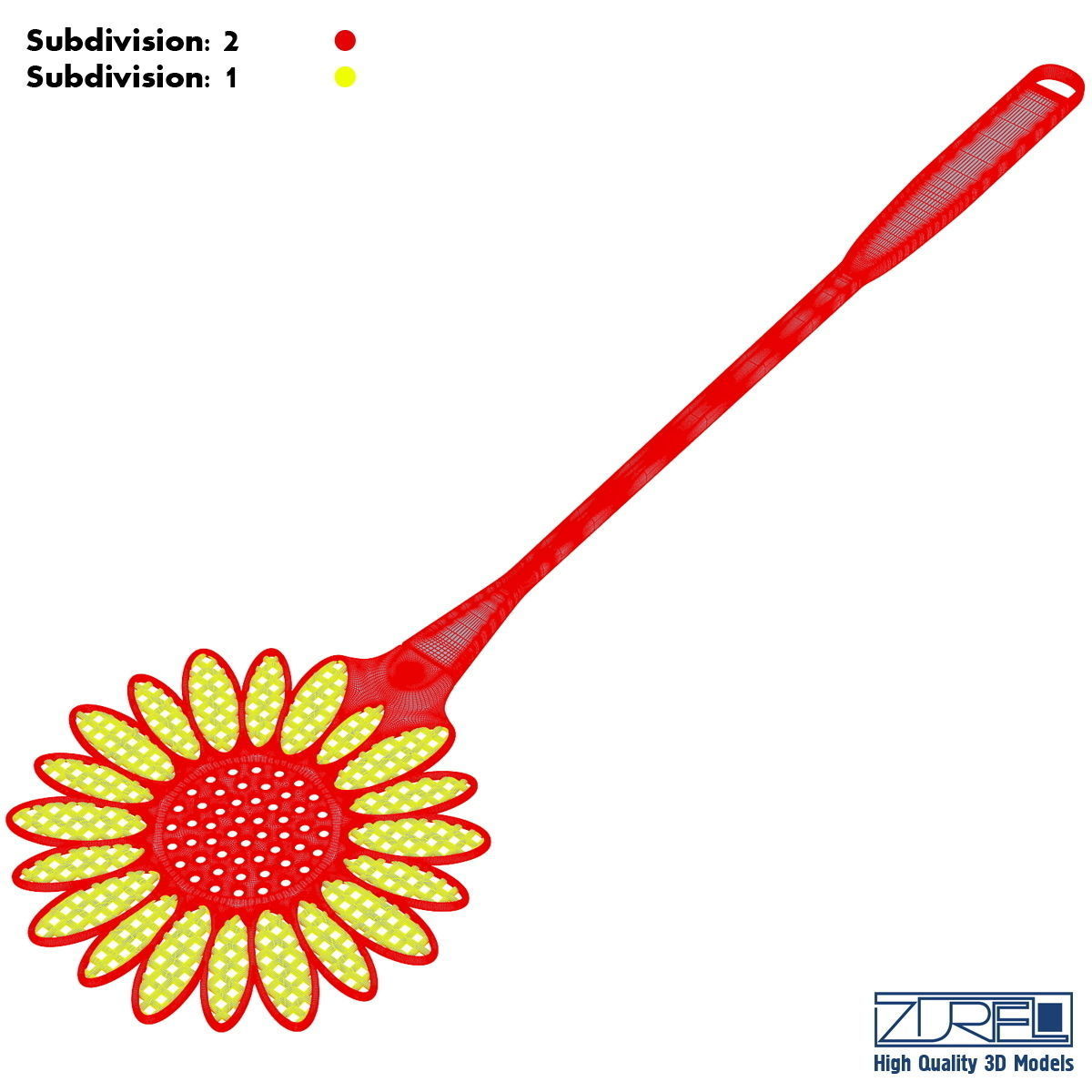 Mosquitall fly swatter 3D model_14