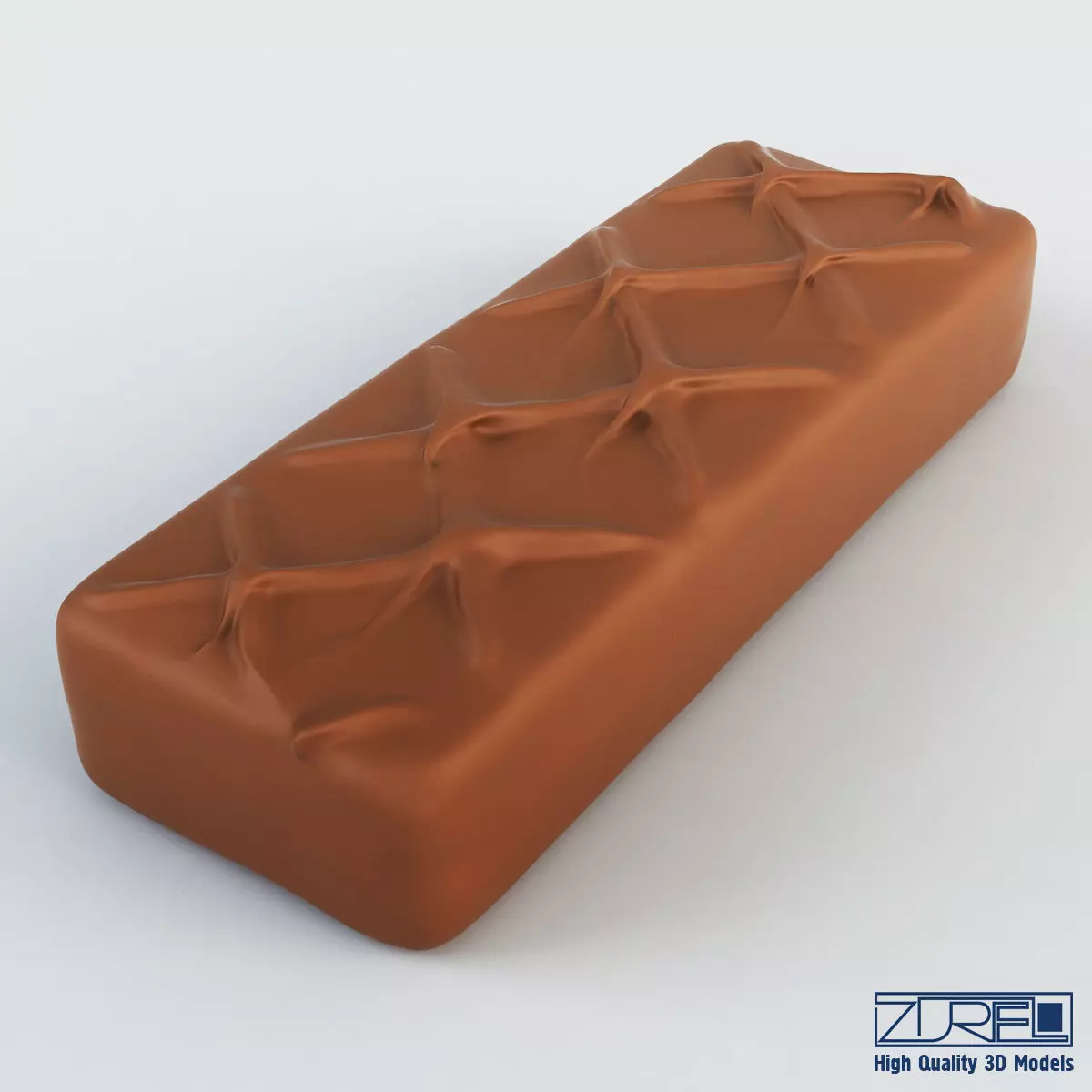 Milky Way chocolate bar 3D model_0