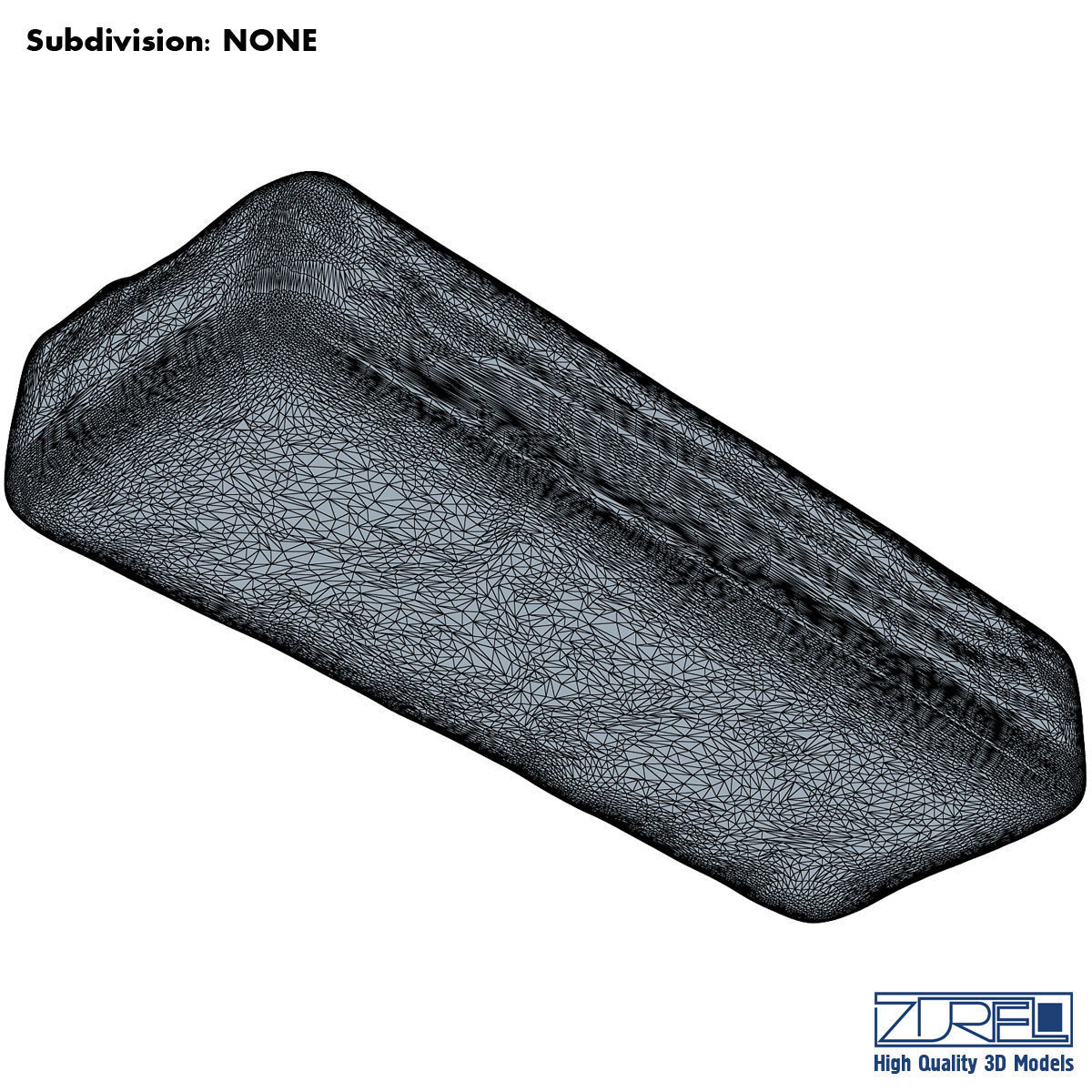 Milky Way chocolate bar 3D model_11