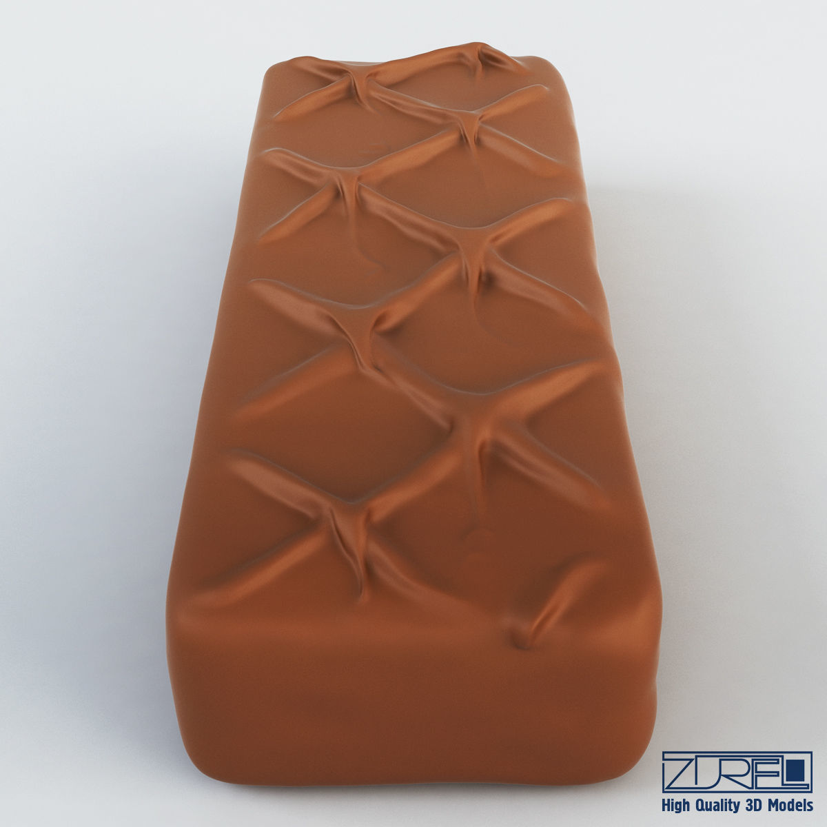 Milky Way chocolate bar 3D model_3