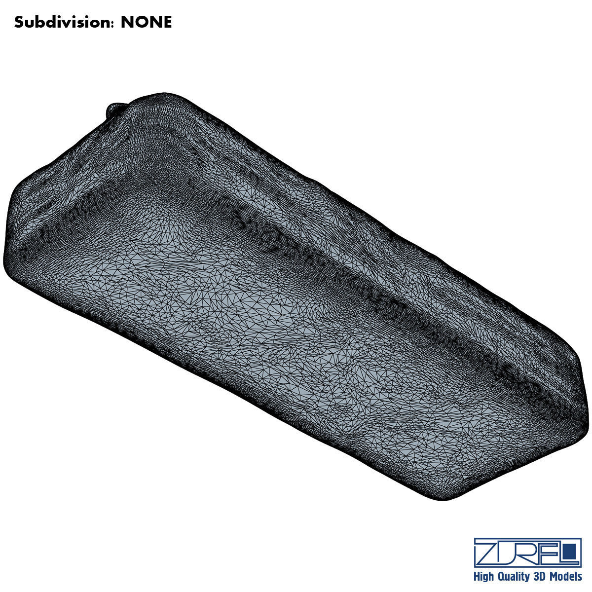 Milky Way chocolate bar 3D model_12