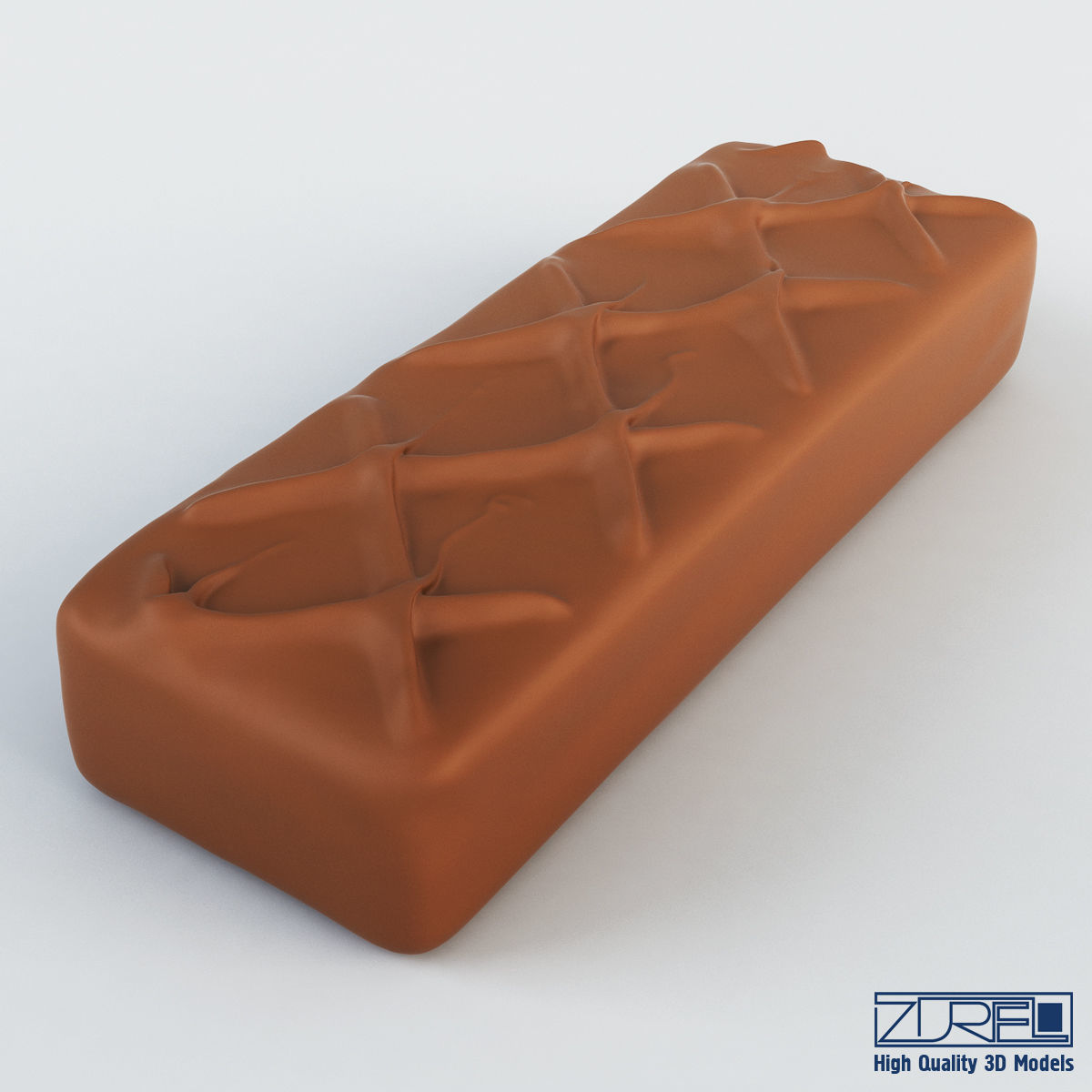 Milky Way chocolate bar 3D model_1