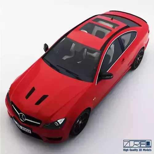 Mercedes-Benz c63 AMG edition 507 Low-poly 3D model