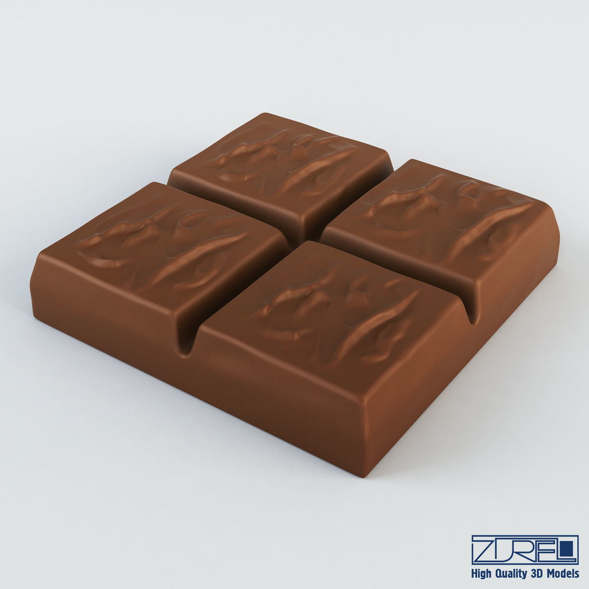 Mars chocolate candy 3D model_1