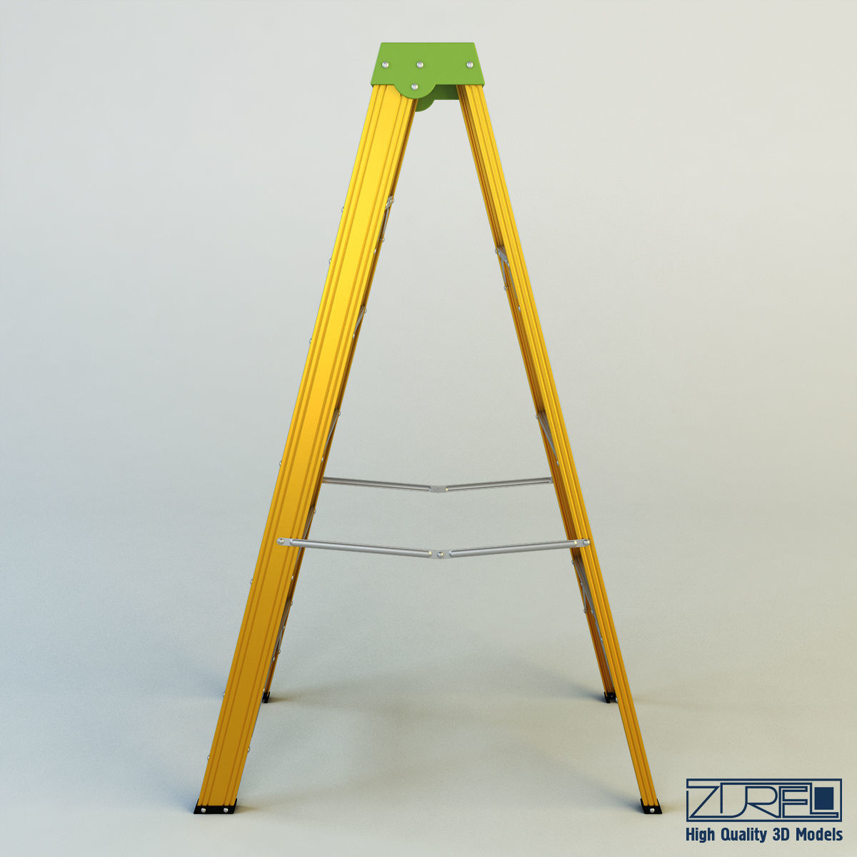 Ladder step 3D model_3