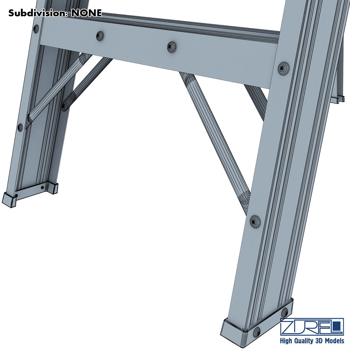 Ladder step 3D model_13