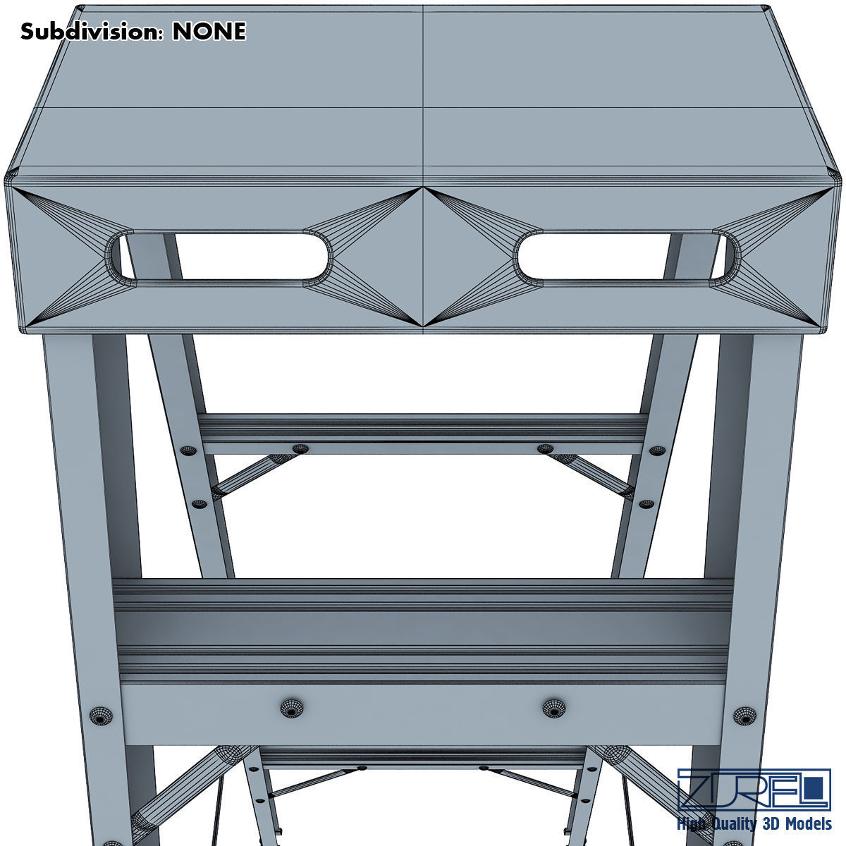 Ladder step 3D model_10