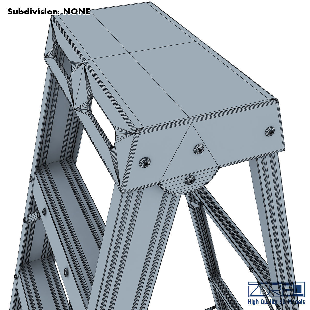 Ladder step 3D model_11