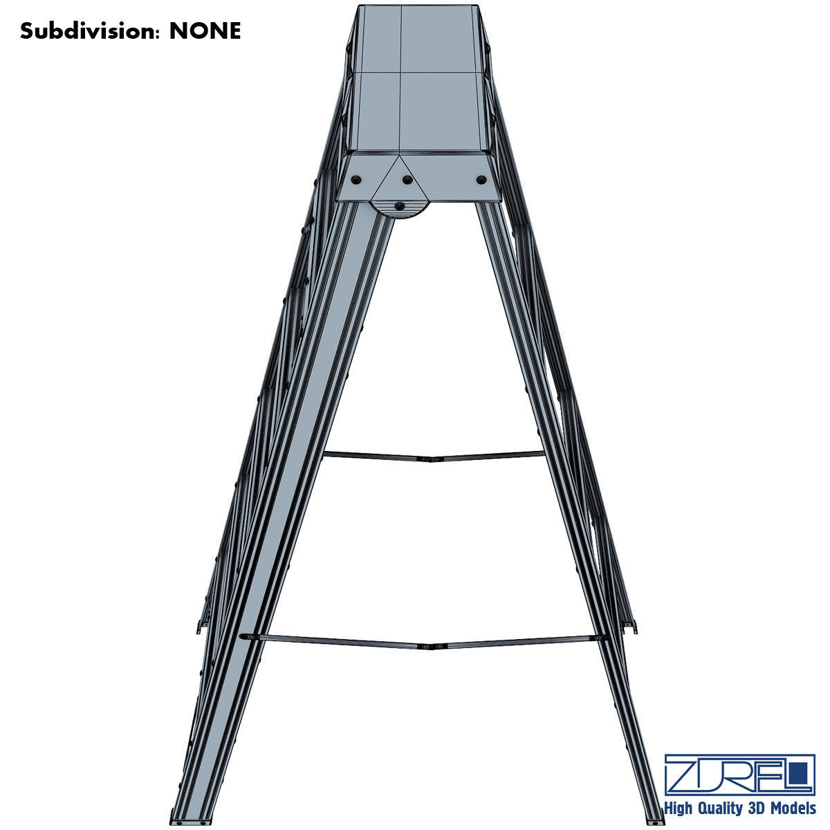 Ladder step 3D model_9