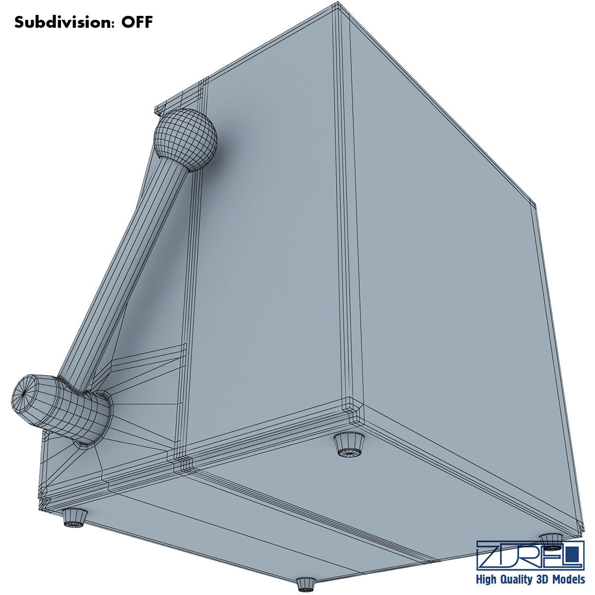 Gaming machine 3D model_11