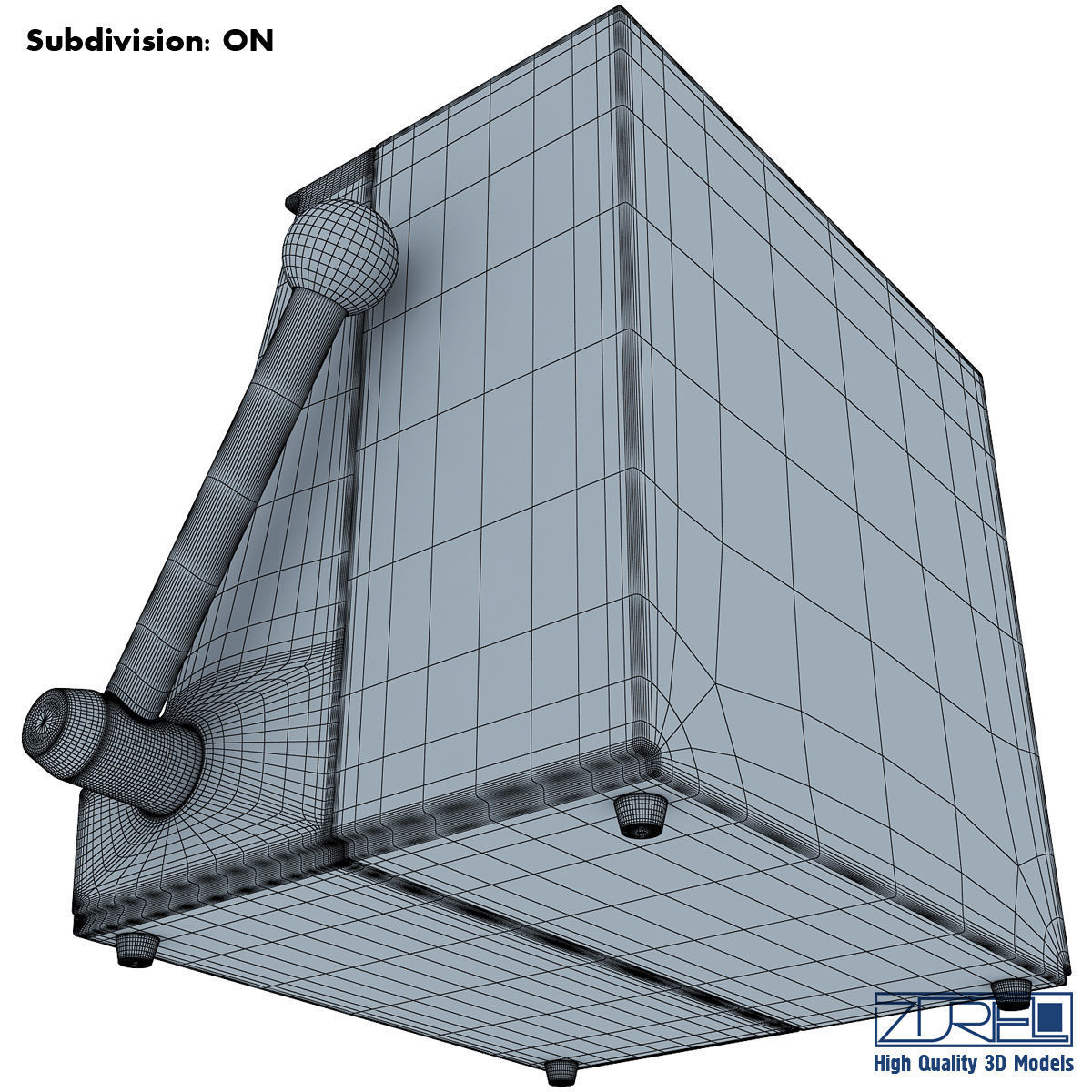 Gaming machine 3D model_10