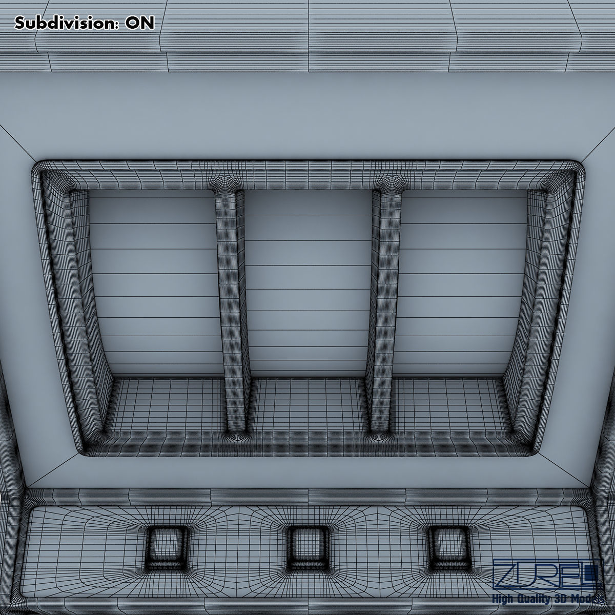 Gaming machine 3D model_12