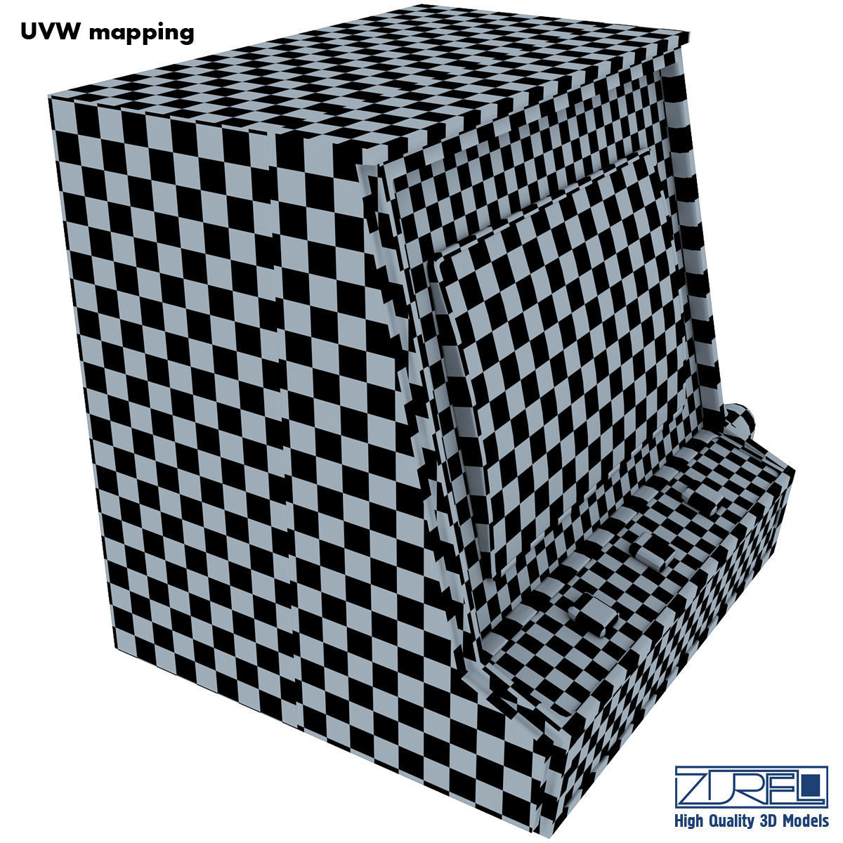 Gaming machine 3D model_15