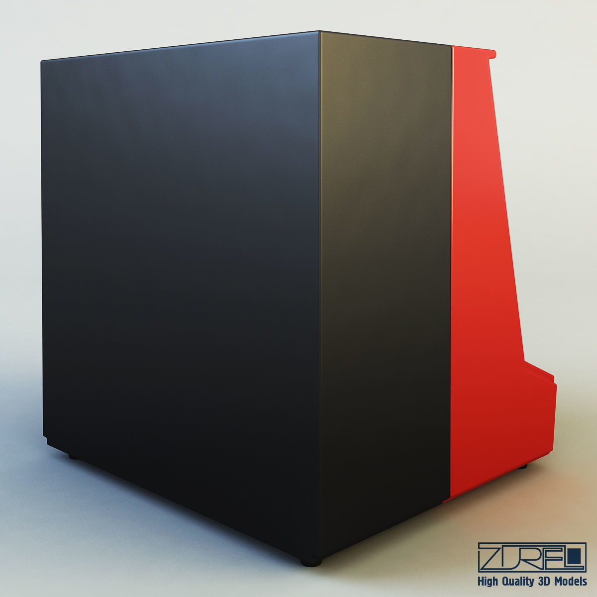 Gaming machine 3D model_5