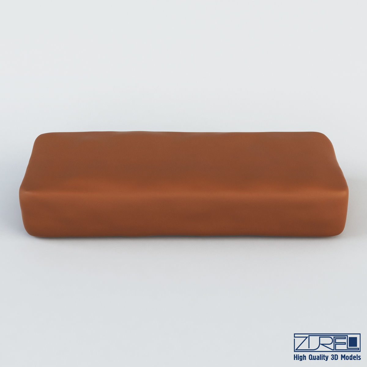 Chocolate bar 3D model_5