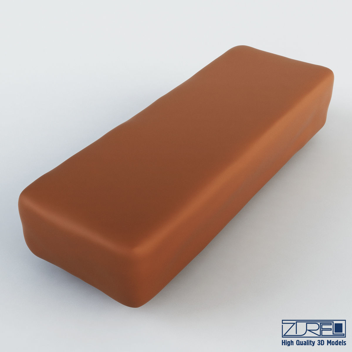Chocolate bar 3D model_7