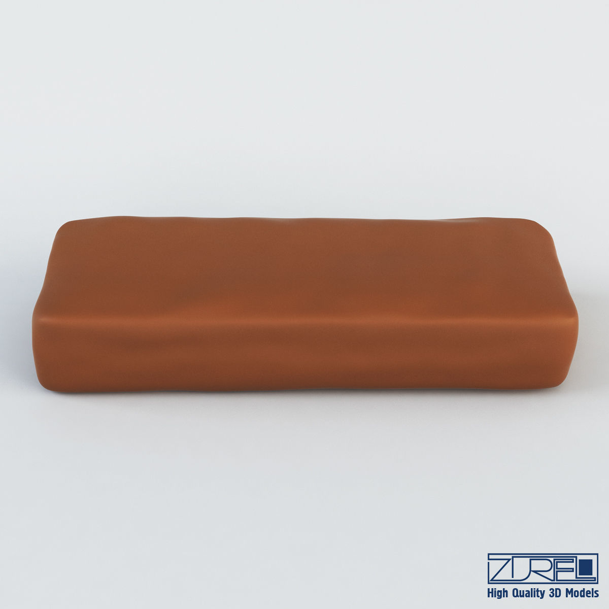 Chocolate bar 3D model_6