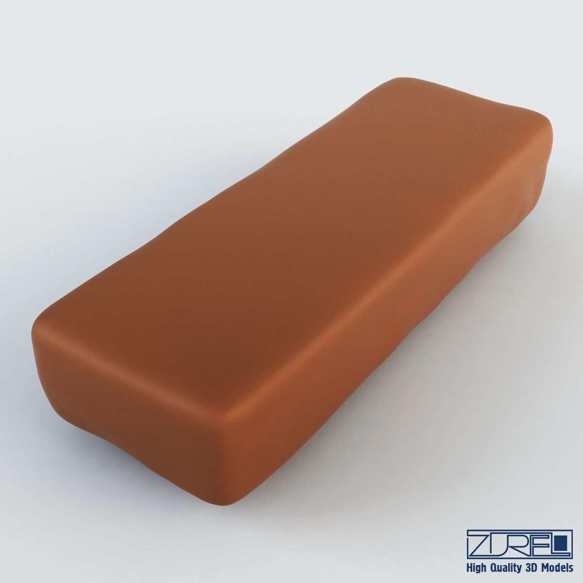 Chocolate bar 3D model_8