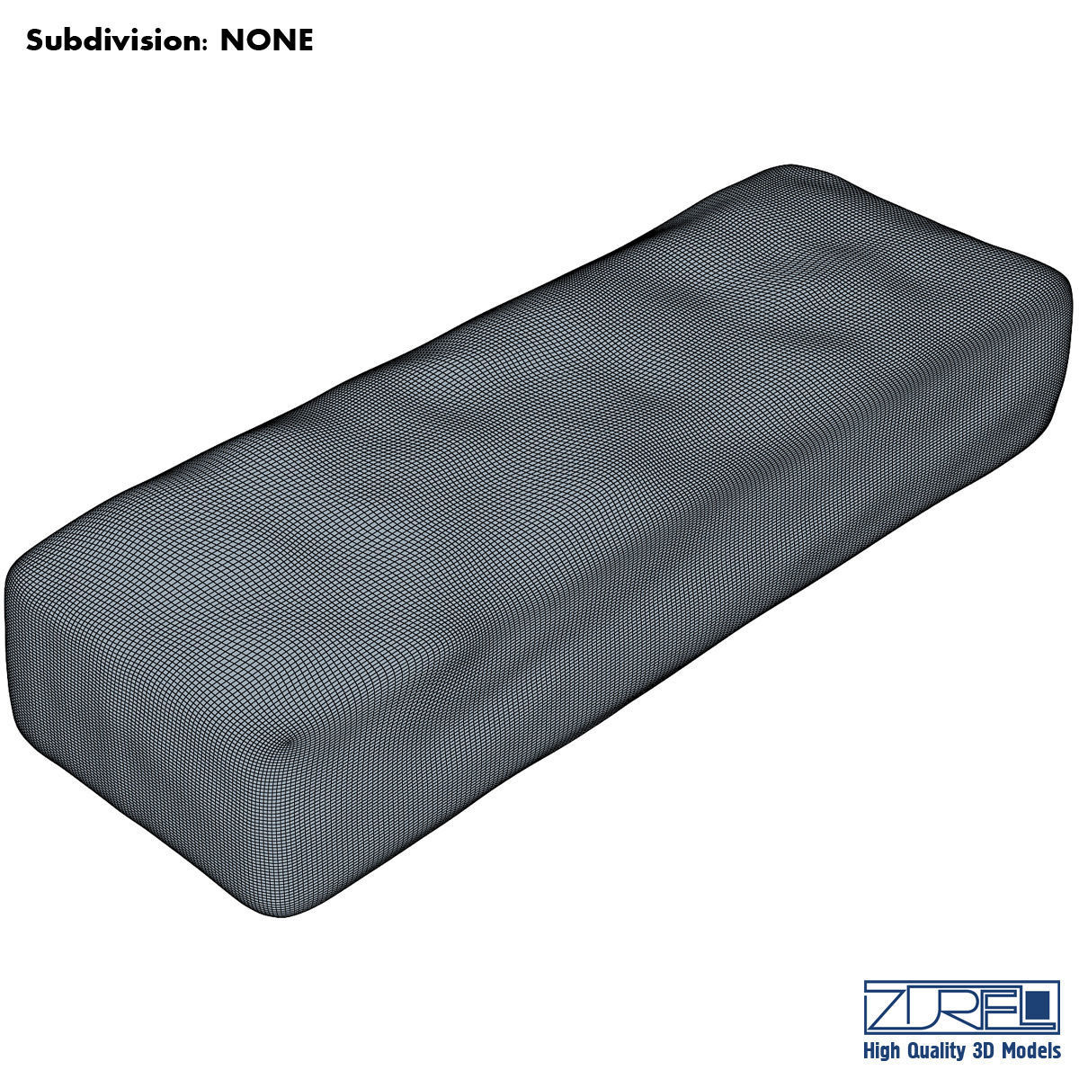 Chocolate bar 3D model_9