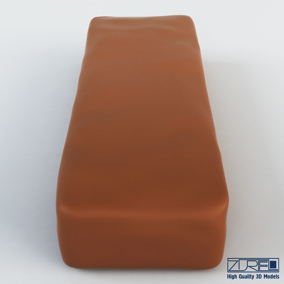 Chocolate bar 3D model_4
