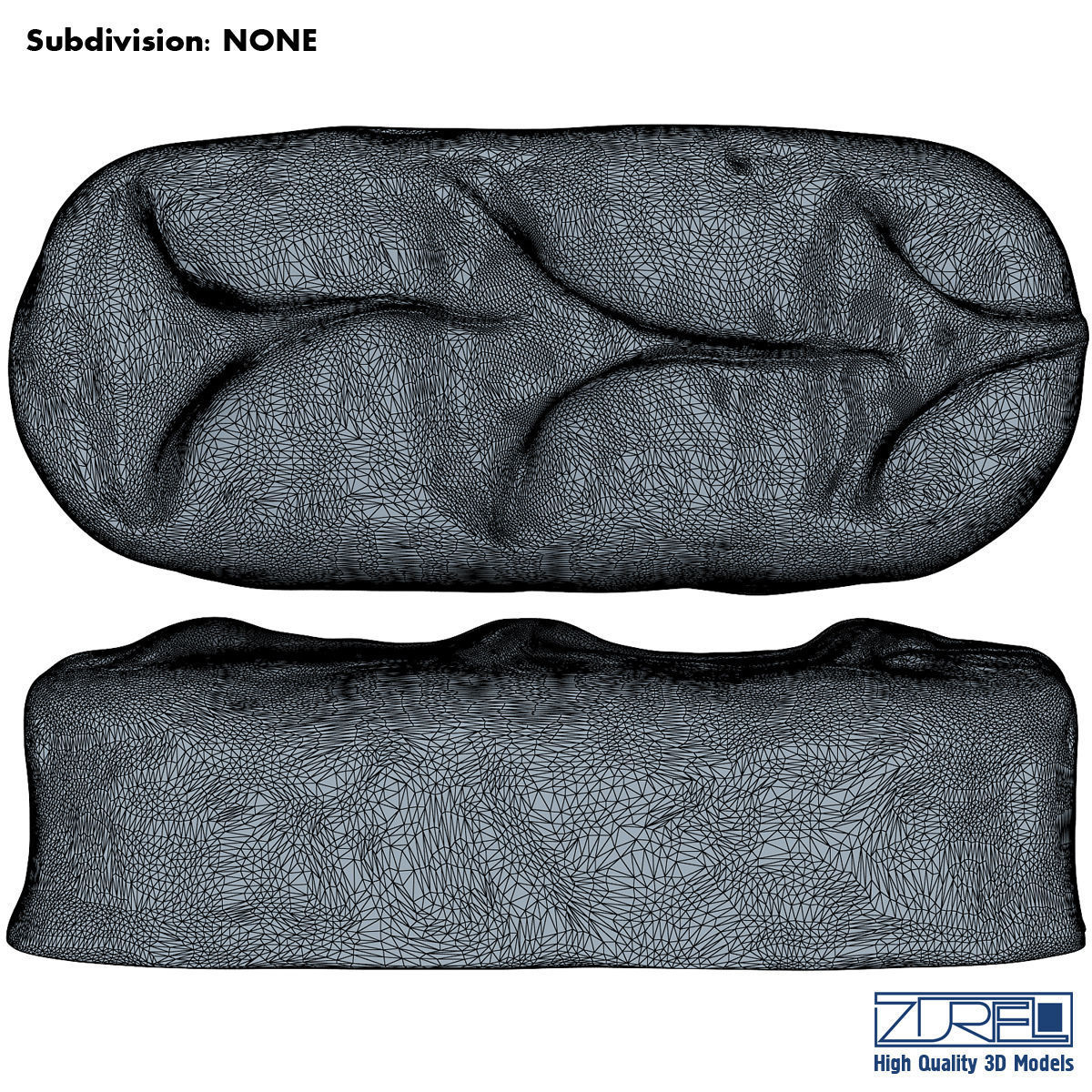 Bounty chocolate bar 3D model_13