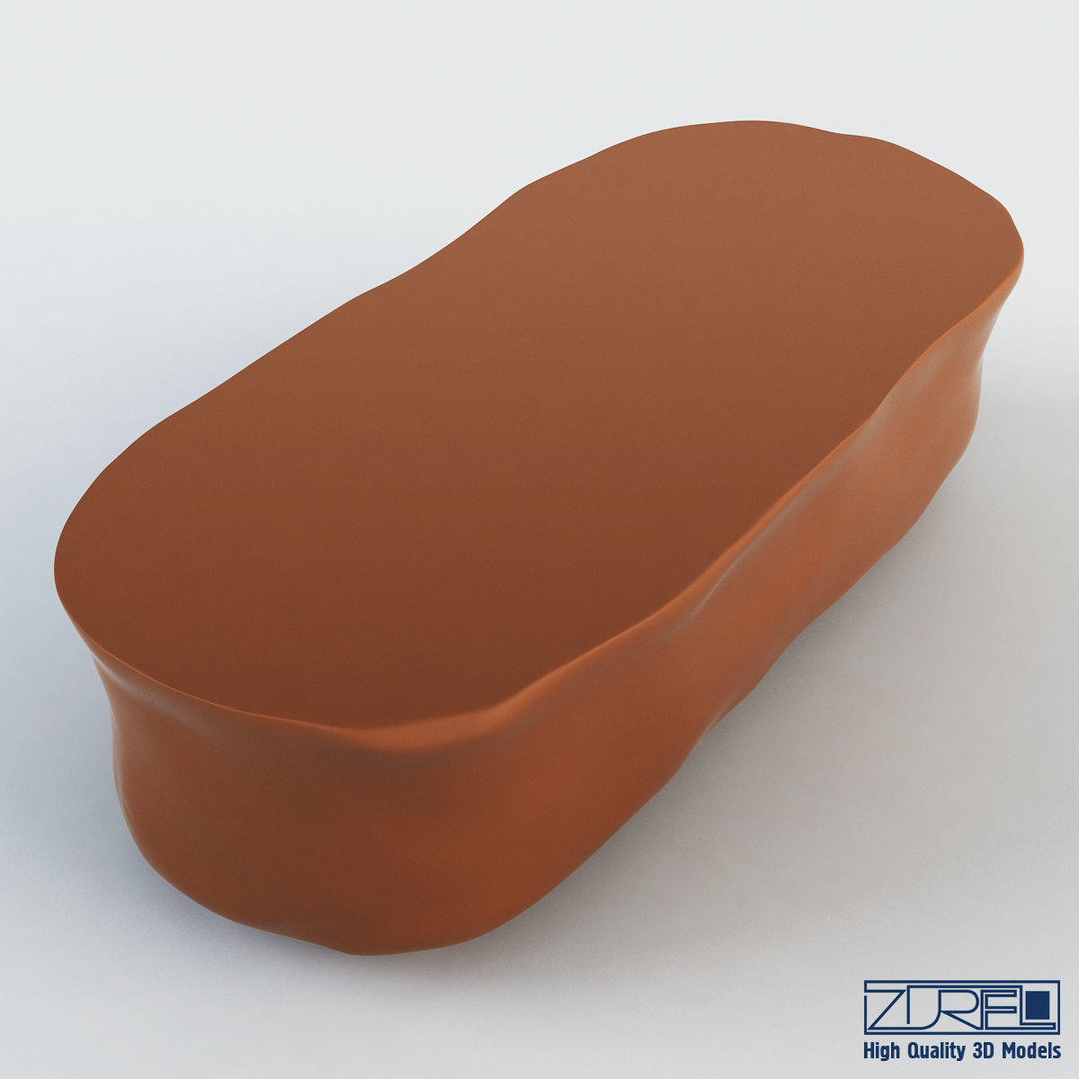 Bounty chocolate bar 3D model_8