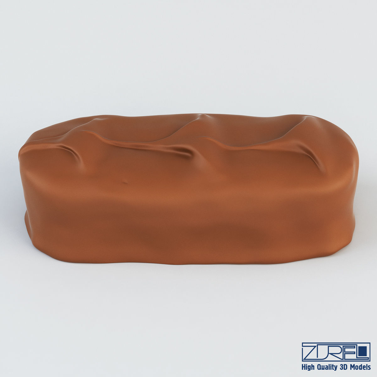 Bounty chocolate bar 3D model_5