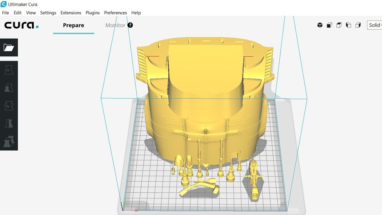 Immortal flying car for FDM printers 3D print model_22