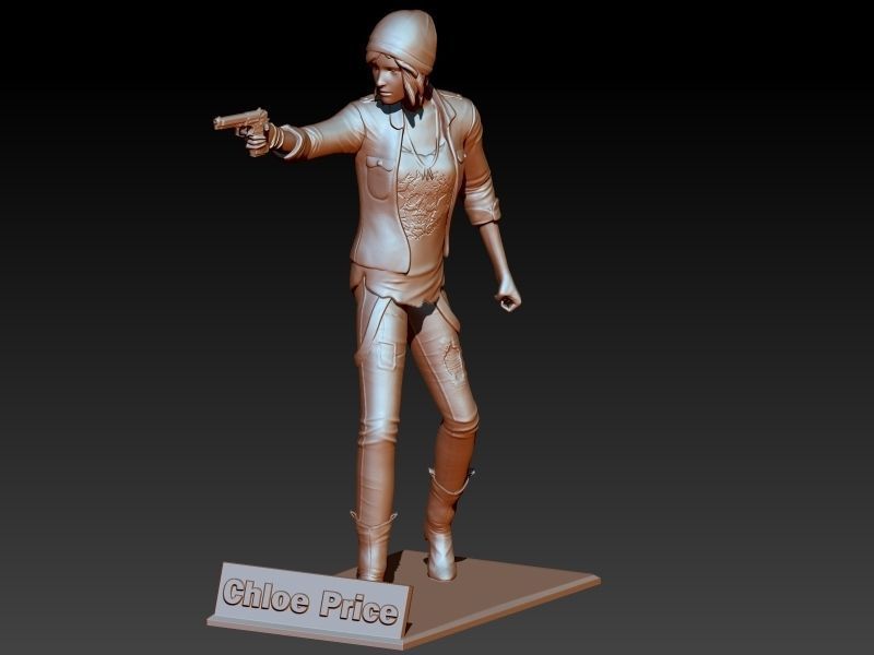 Chloe Price 3D print model_3