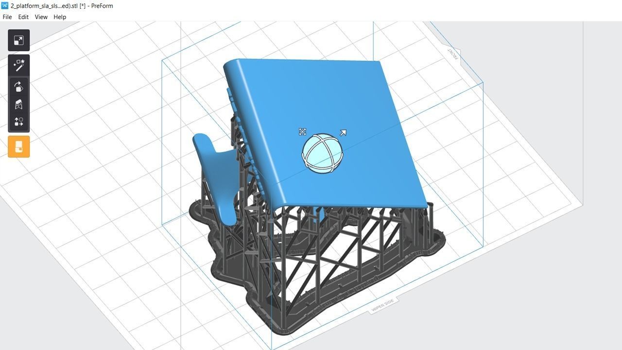 Immortal flying car for SLA and SLS printers 3D print model_16