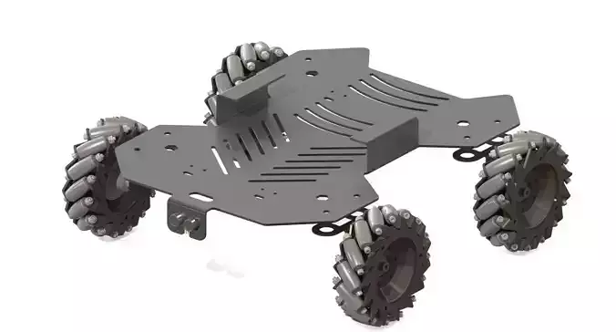 Mecanum wheel robot  3D model