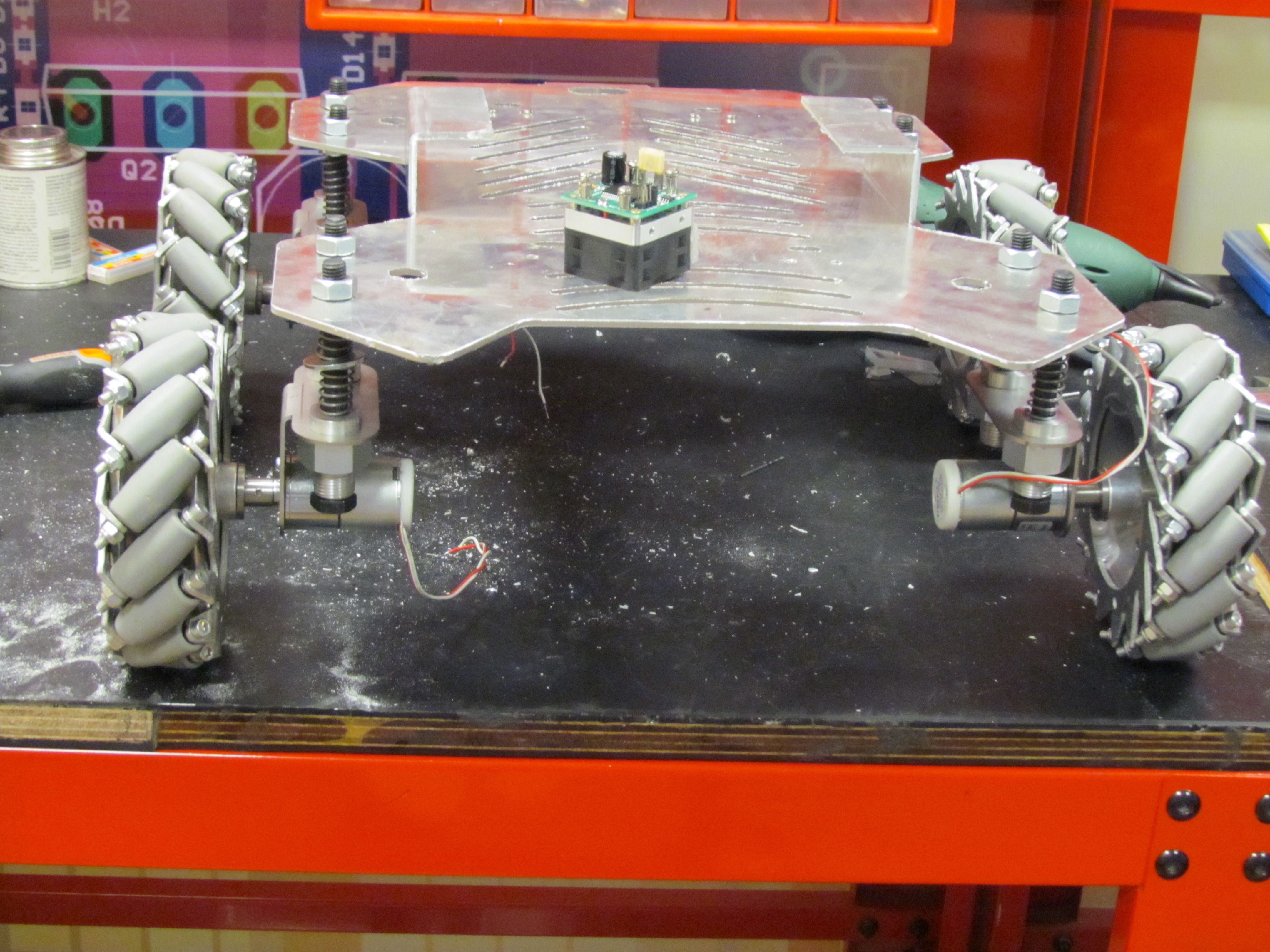 Mecanum wheel robot  3D model_1