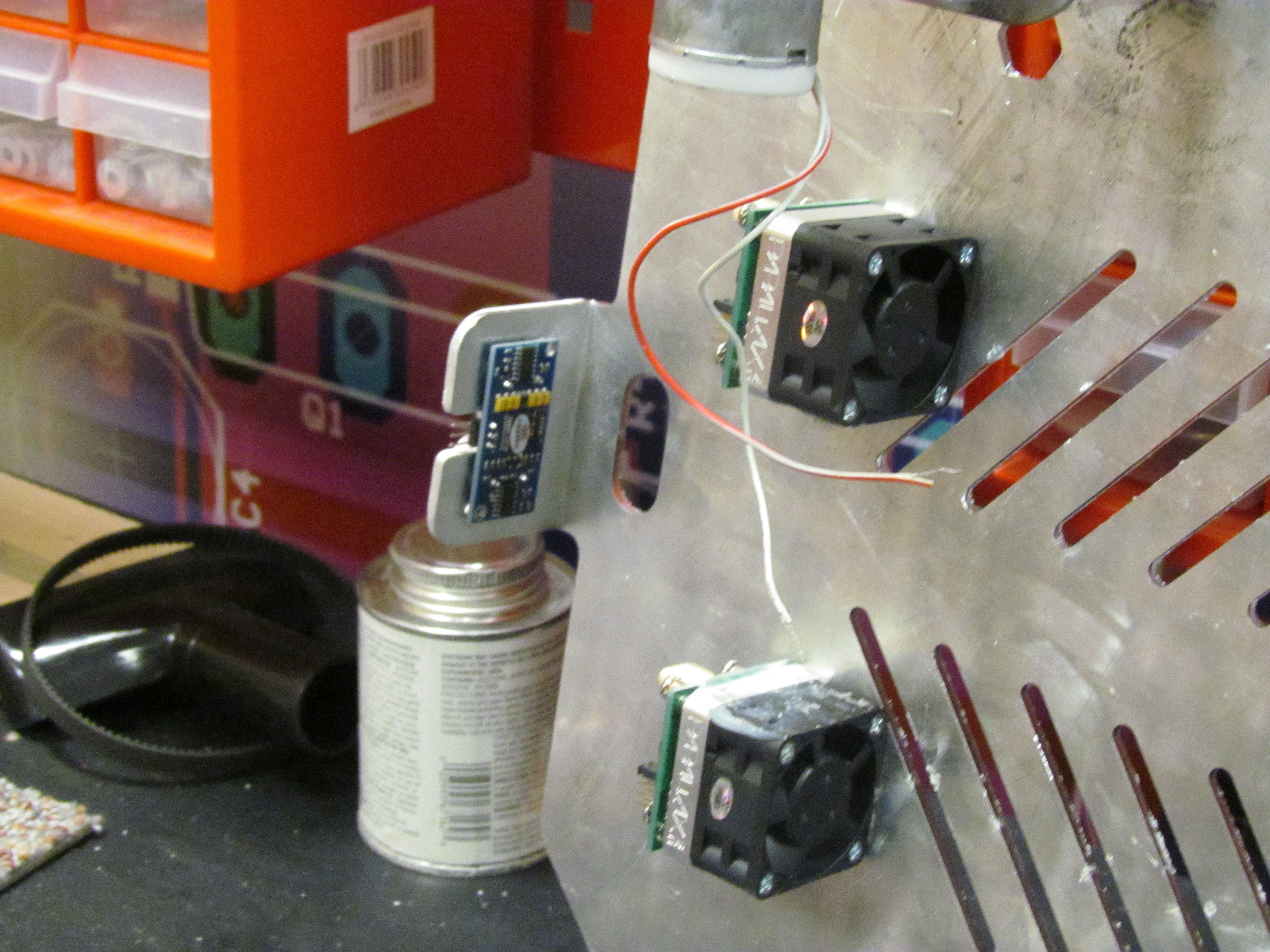 Mecanum wheel robot  3D model_3