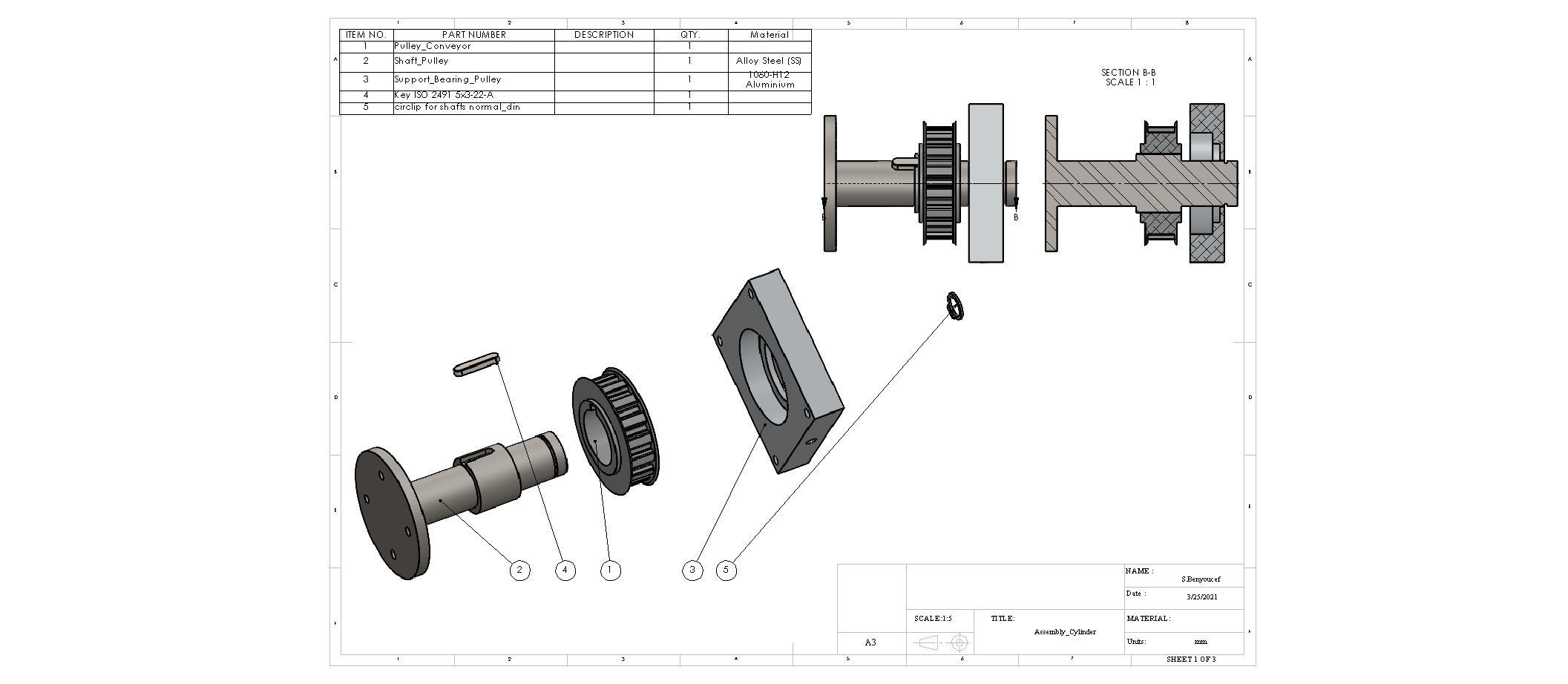 Conveyor Sorting System 3D model_6