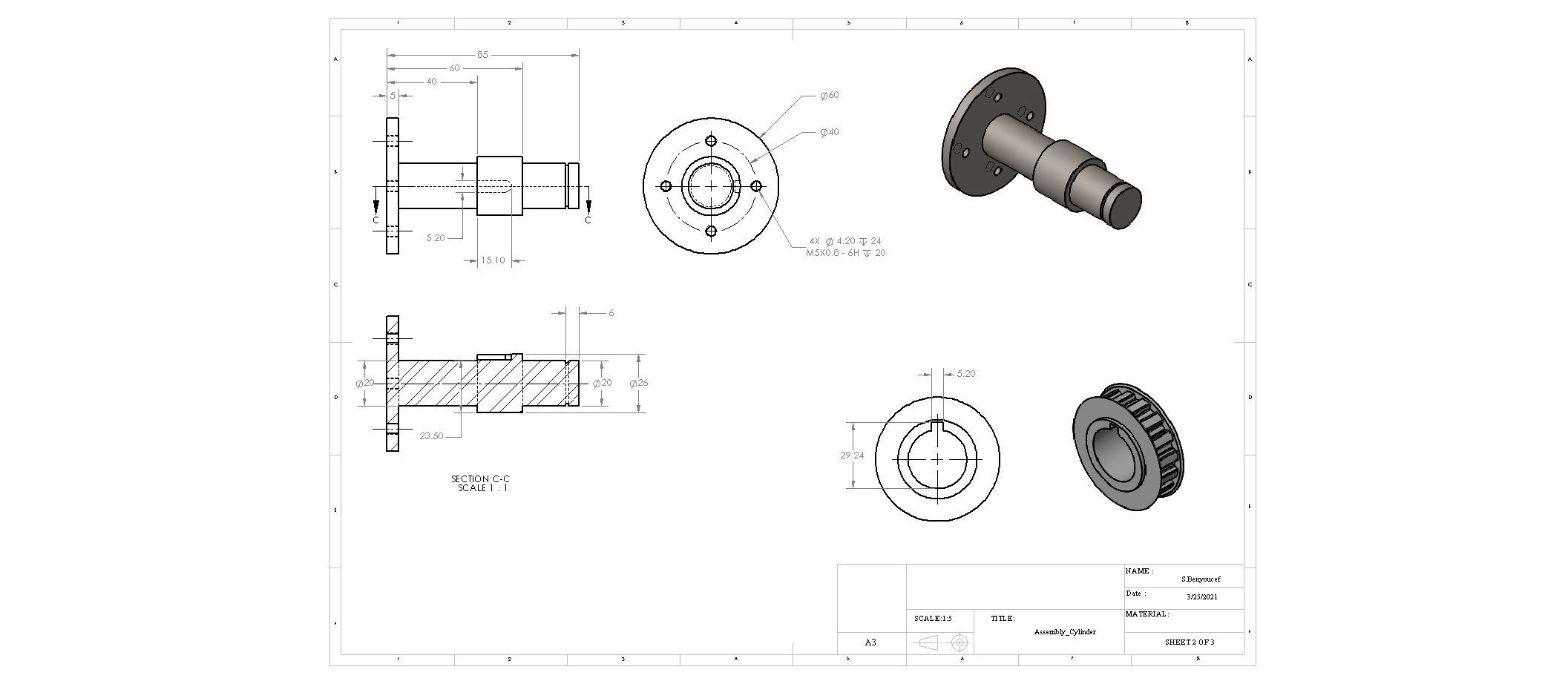 Conveyor Sorting System 3D model_7
