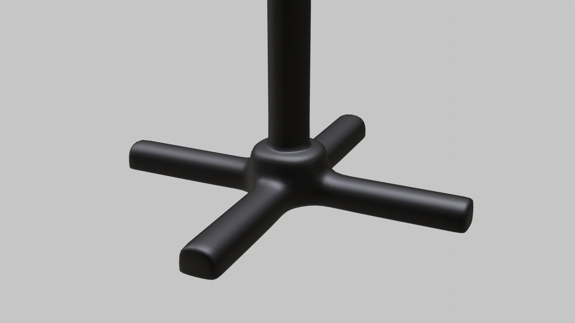 Restaurant Single Table Low-poly 3D model_5