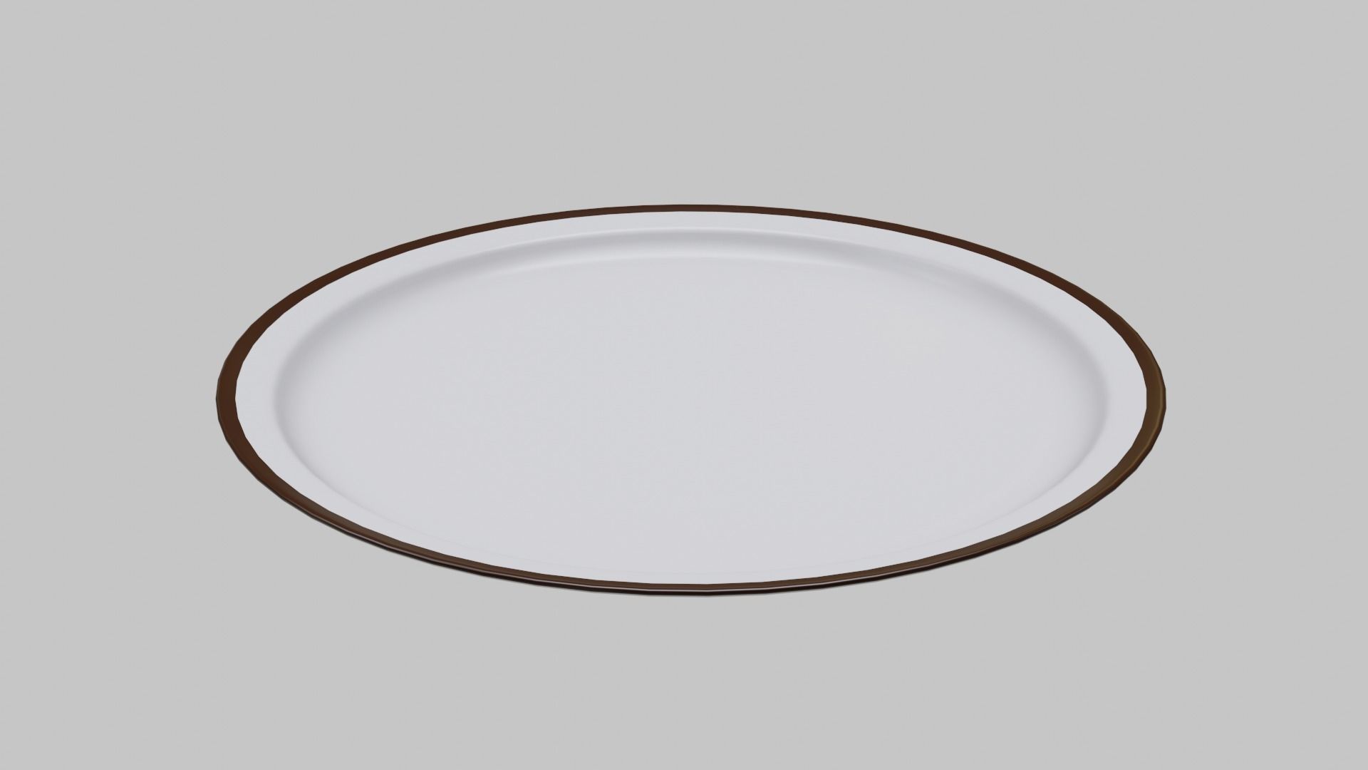 Restaurant Silverware Set Low-poly 3D model_15