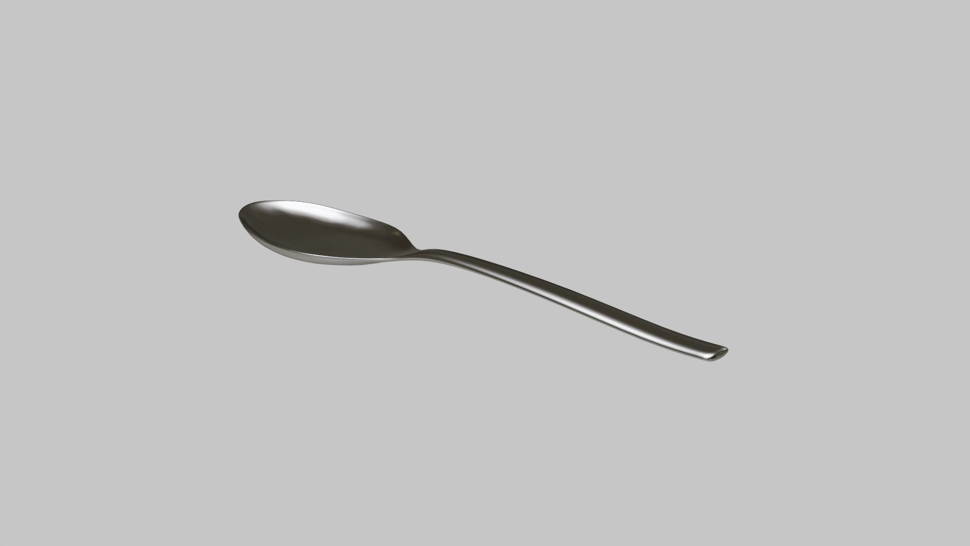 Restaurant Silverware Set Low-poly 3D model_19