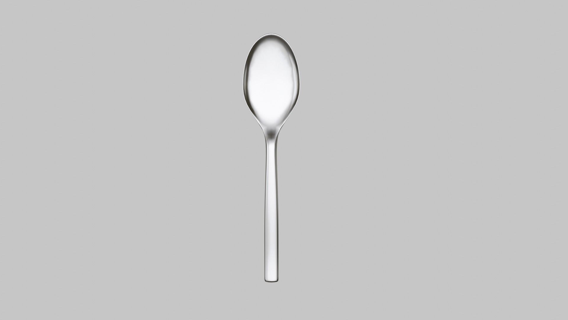Restaurant Silverware Set Low-poly 3D model_21