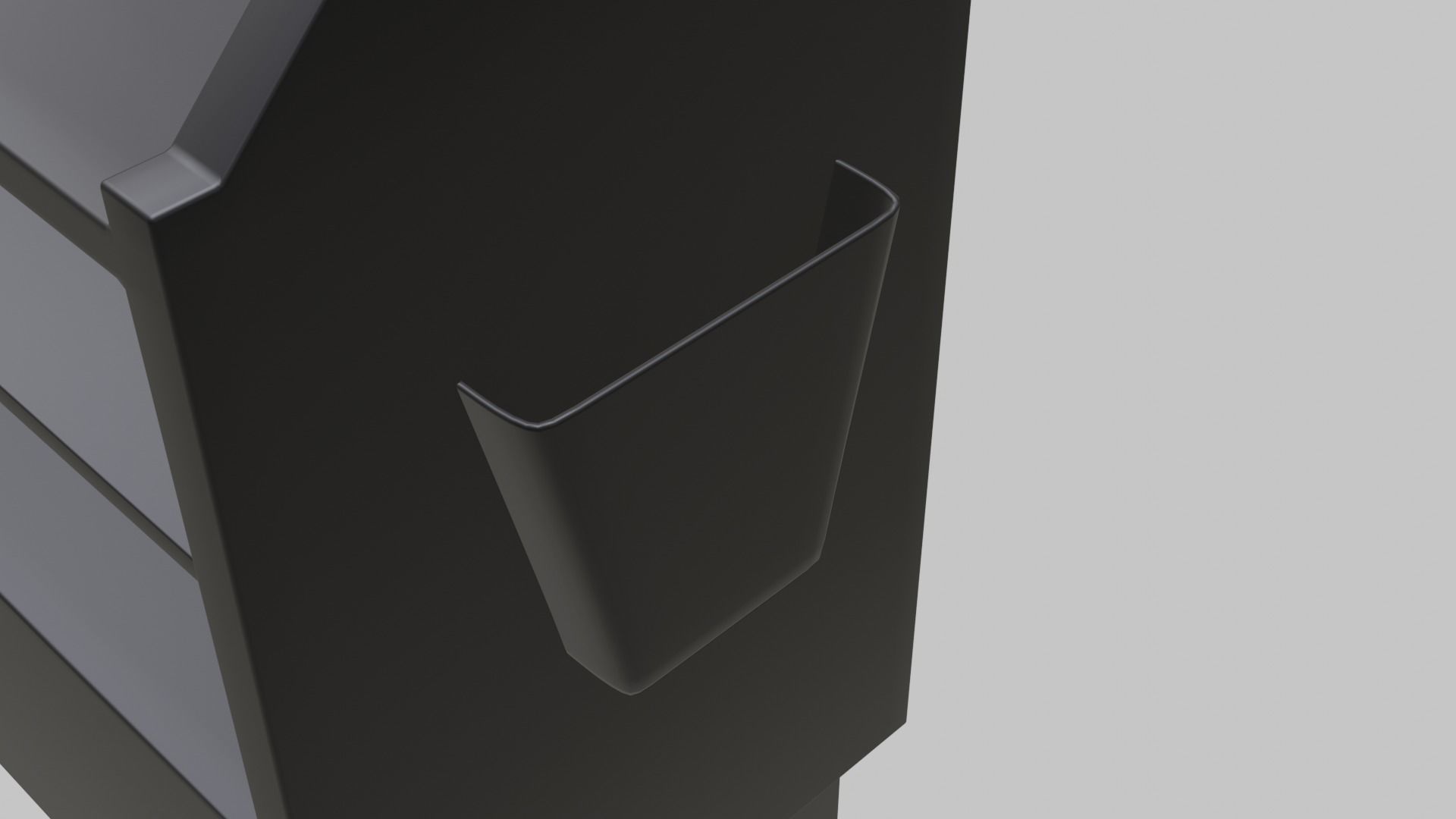 Restaurant Hostess Stand Low-poly 3D model_5