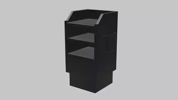 Restaurant Hostess Stand Low-poly 3D model