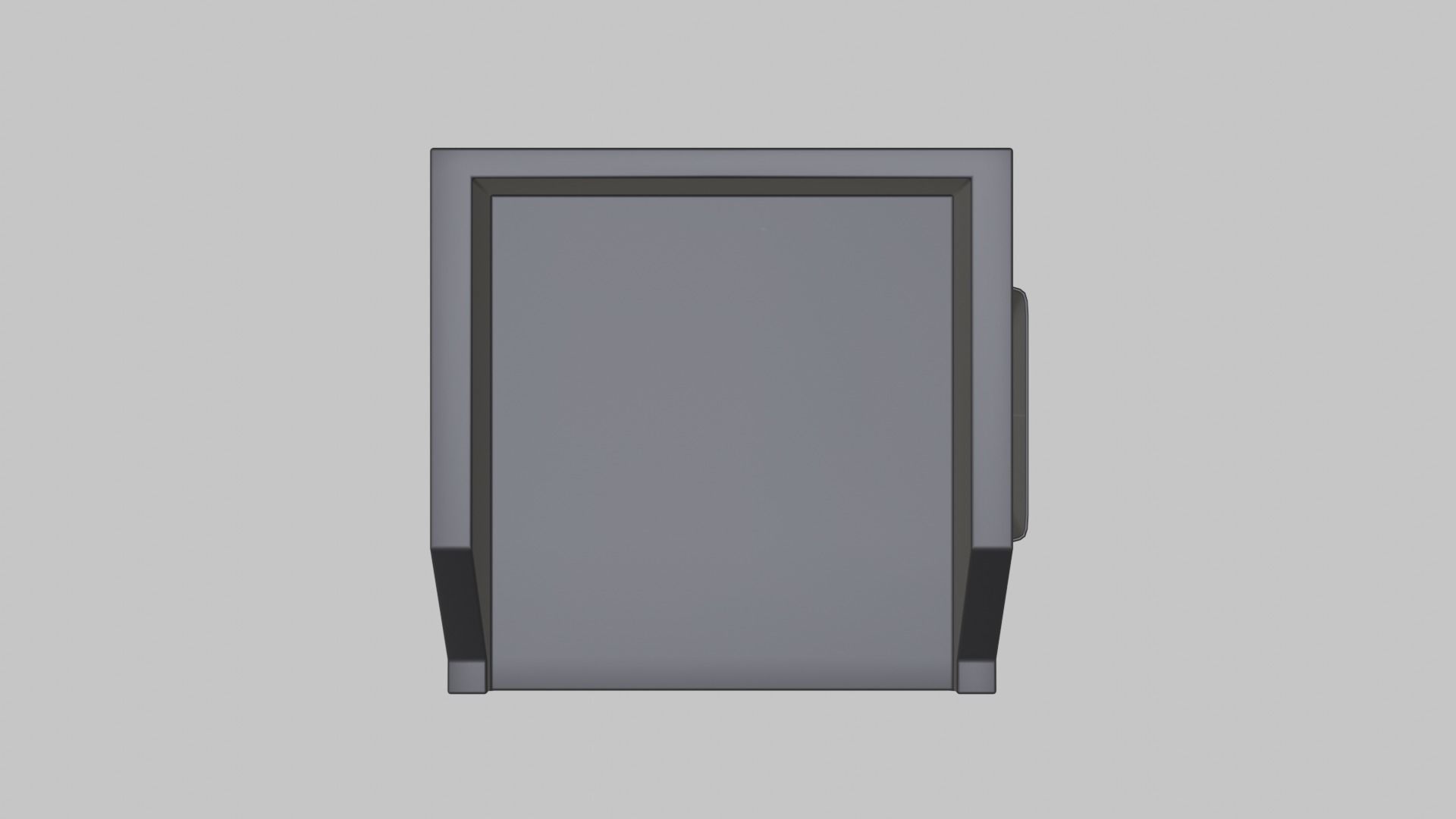 Restaurant Hostess Stand Low-poly 3D model_6