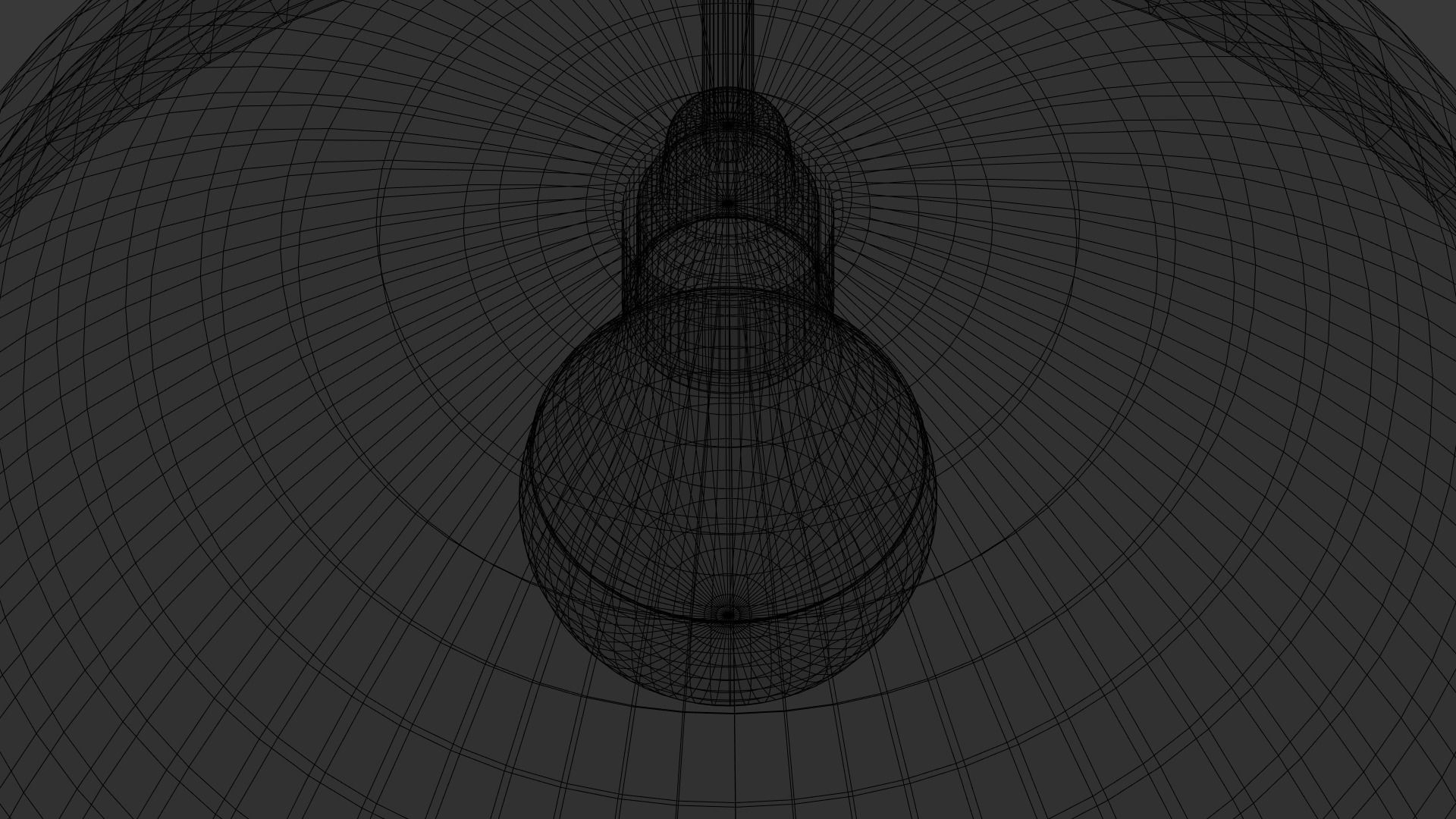 Restaurant Hanging Lamp Low-poly 3D model_8