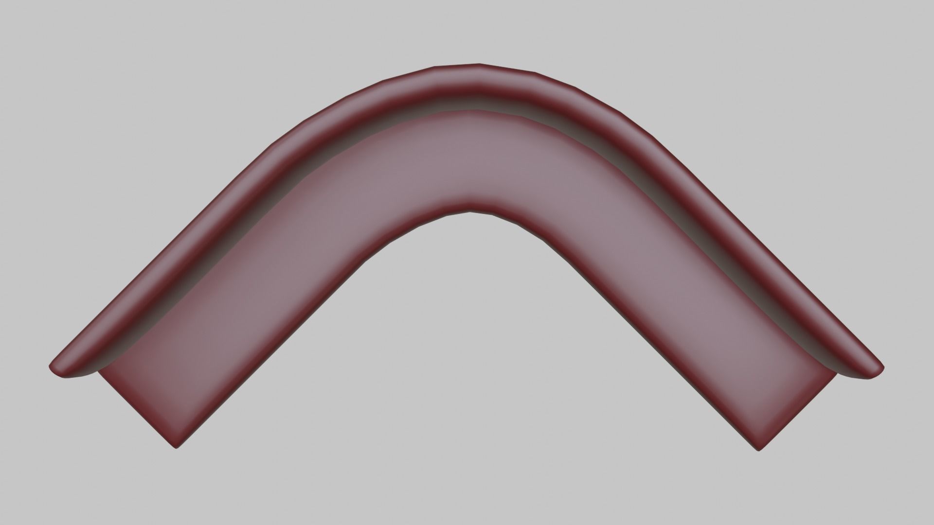 Restaurant Corner Booth Low-poly 3D model_4